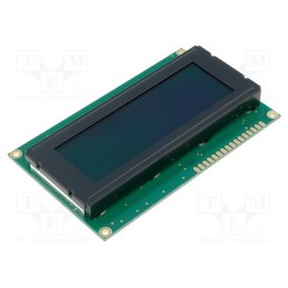 1 pcs x RAYSTAR OPTRONICS - RC2004A-TIW-CSV - Display: LCD, alphanumeric, FSTN Negative, 20x4, dark blue, LED