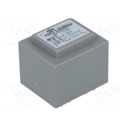 1 pcs x INDEL - TSZZ2.4/008MP - Transformer: encapsulated, 2.4VA, 230VAC, 12V, 12V, 100mA, 100mA