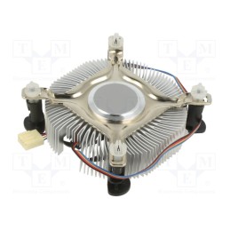 1 pcs x Akasa - AK-CC7122BP01 - Heatsink: extruded, 12VDC, aluminium, 45.1m3/h, H: 26mm, W: 85.2mm