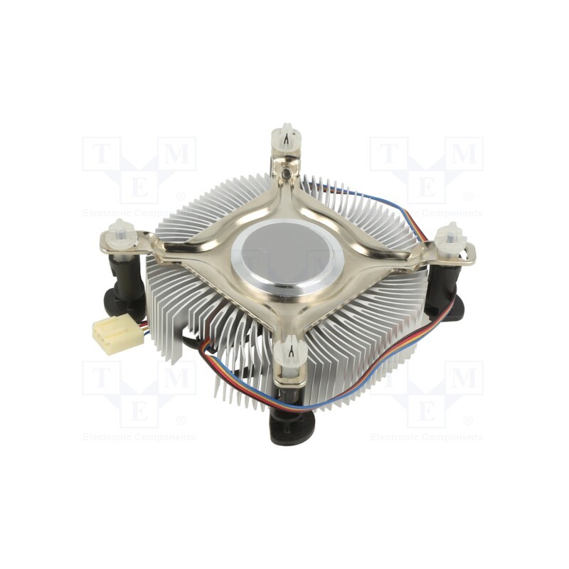 1 pcs x Akasa - AK-CC7122BP01 - Heatsink: extruded, 12VDC, aluminium, 45.1m3/h, H: 26mm, W: 85.2mm