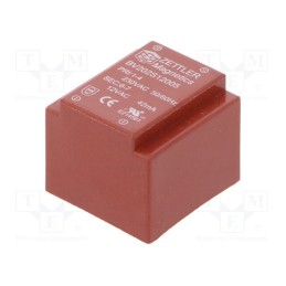 1 pcs x ZETTLER - BV202S12005ZU - Transformer: encapsulated, 0.5VA, 230VAC, 12.5V, 41.7mA, PCB