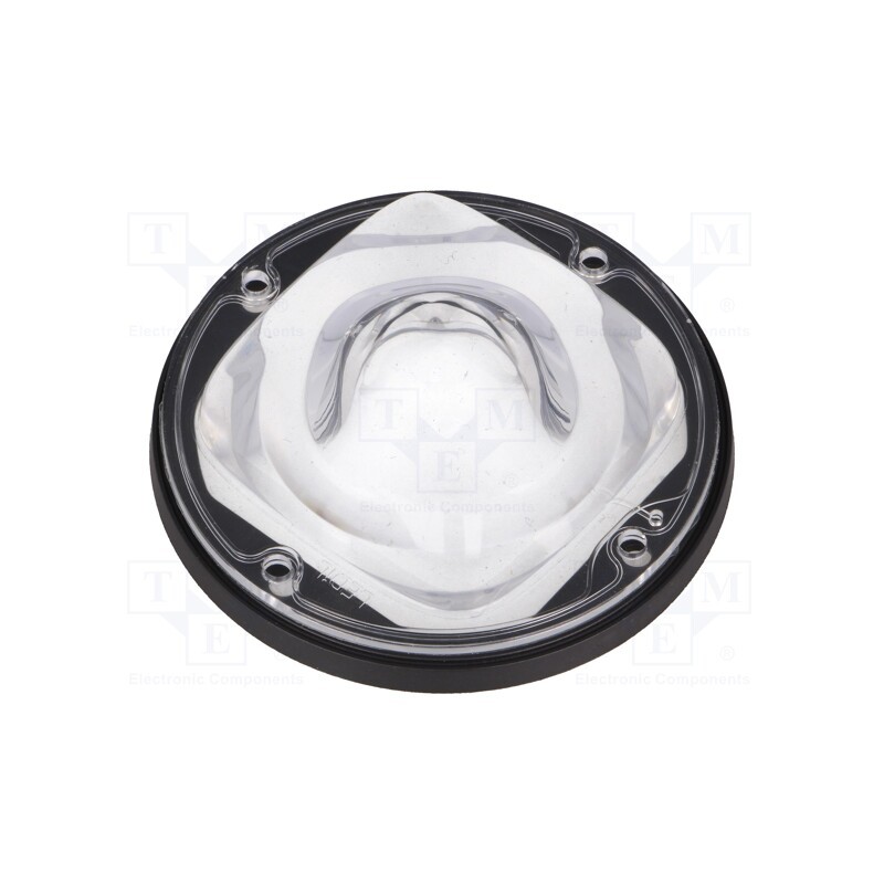 1 pcs x LEDIL - FN15379_STELLA-VSM - LED lens, round, silicone, transparent, Colour: black, H: 20.7mm