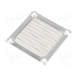 1 pcs x RICHCO - MFF-60 - Guard, metal, 60x60mm, screw, with EMI shielding, A: 60mm, B: 50mm