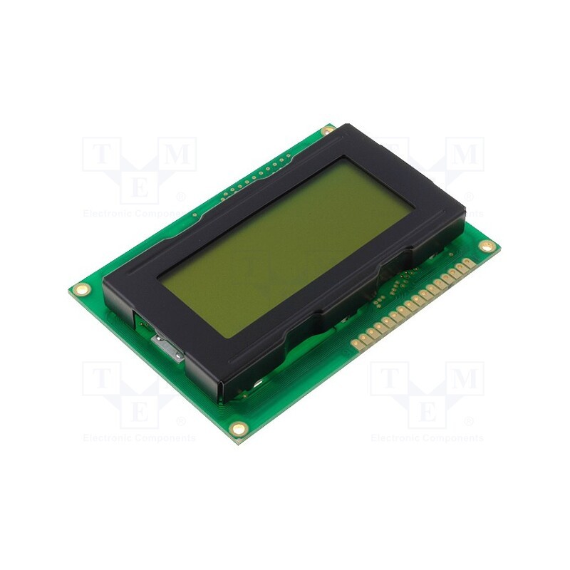 1 pcs x DISPLAY ELEKTRONIK - DEM 16481 SYH-LY - Display: LCD, alphanumeric, STN Positive, 16x4, 60x87x13.5mm, LED