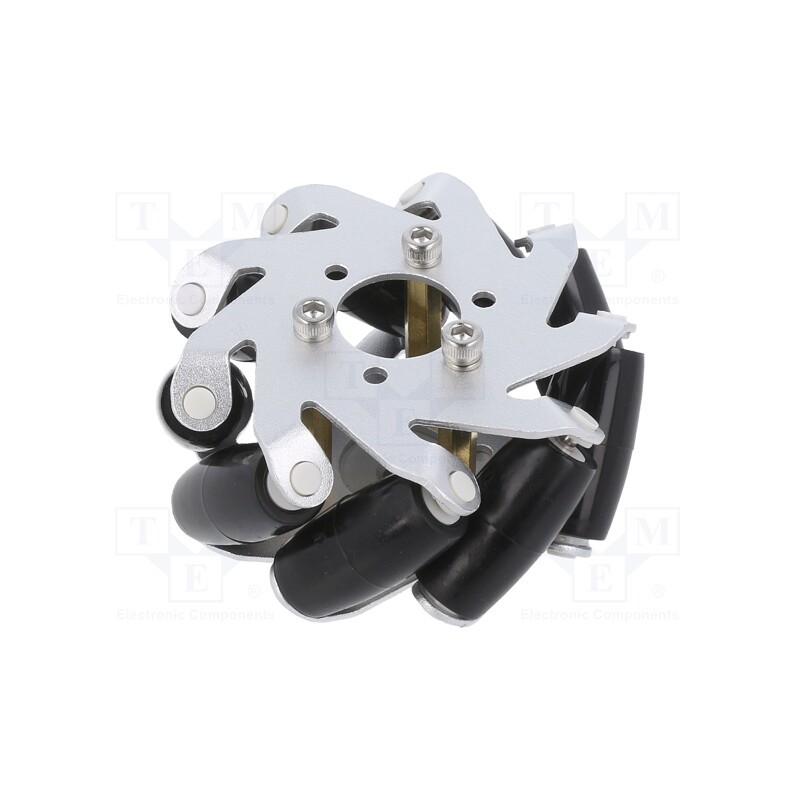 1 pcs x DFROBOT - FIT0779 - Left wheel, screw, 65mm, Plating: rubber, 1pcs.