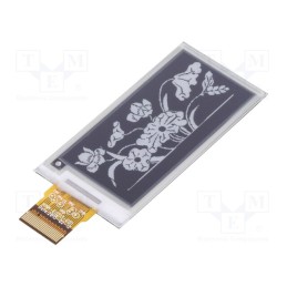 1 pcs x WAVESHARE - 12672 - Display: e-paper, 2.13', 250x122, Dim: 59.2x29.2x1.05mm, 3.3VDC