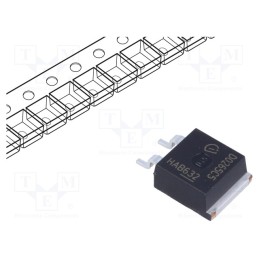 1 pcs x INFINEON TECHNOLOGIES - IDK02G65C5XTMA1 - Diode: Schottky rectifying, SiC, SMD, 650V, 2A, PG-TO263-2, 36W