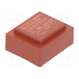 1 pcs x ZETTLER - BV302S12006 - Transformer: encapsulated, 0.6VA, 230VAC, 12V, 50mA, PCB