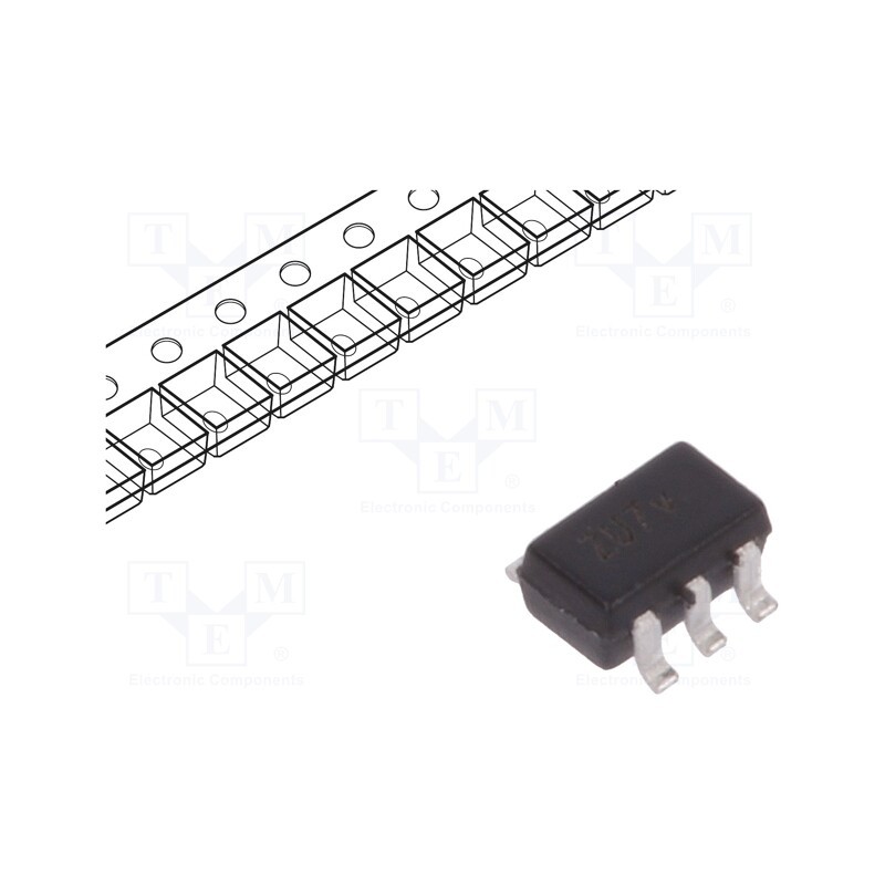 10 pcs x DIODES INCORPORATED - 74AHCT1G08SE-7 - IC: digital, AND, Ch: 1, IN: 2, SMD, SOT353, 4.5÷5.5VDC, -40÷125°C