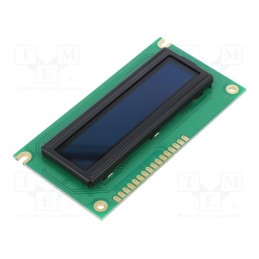 1 pcs x RAYSTAR OPTRONICS - REG010016ERPP5N00100 - Display: OLED, graphical, 2.4', 100x16, Dim: 84x44x10mm, red, PIN: 16