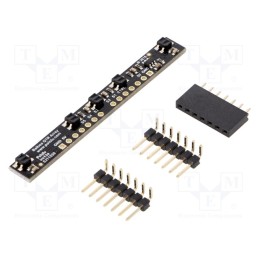 1 pcs x POLOLU - 5-CHANNEL REFLECTANCE SENSOR ARRAY BALBO - Sensor: distance, reflective, 5VDC, digital, Ch: 5, 64x7.3mm, Balboa