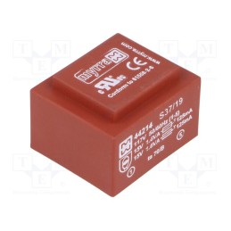 1 pcs x MYRRA - 44214 - Transformer: encapsulated, 3.2VA, 117VAC, 15V, 15V, 107mA, 107mA