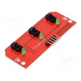 1 pcs x OKYSTAR - OKY3517 - Sensor: distance, reflective, 5VDC, Ch: 3, 69x28mm, Comp: TCRT5000