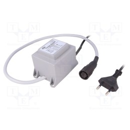 1 pcs x INDEL - TSZZM 45/020M - Transformer: encapsulated, 45VA, 230VAC, 11.5V, 3.9A, screw type