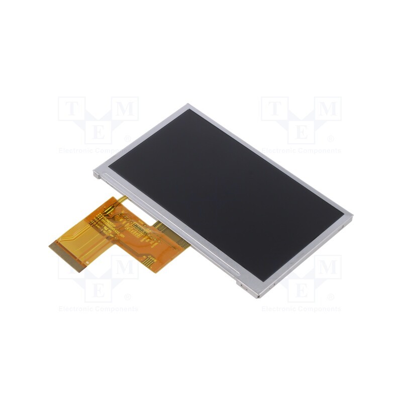 1 pcs x POWERTIP - PH480272T016-ZBA - Display: TFT, 4.3', 480x272, Illumin: LED, Dim: 105.5x67.2x3.57mm