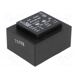 1 pcs x HAHN - BV EI 480 1390 - Transformer: encapsulated, 7VA, 230VAC, 9V, 9V, 389mA, 389mA, PCB