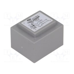 1 pcs x INDEL - TSZZ2/006MP - Transformer: encapsulated, 2VA, 230VAC, 9V, 9V, 110mA, 110mA, PCB