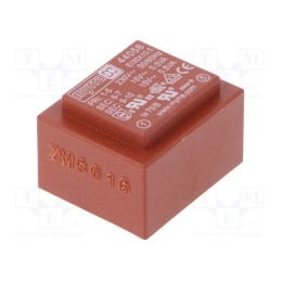 1 pcs x MYRRA - 44058 - Transformer: encapsulated, 1VA, 230VAC, 15V, 15V, 33mA, 33mA, PCB