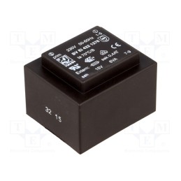 1 pcs x HAHN - BV EI 422 1276 - Transformer: encapsulated, 6VA, 230VAC, 15V, 400mA, PCB, BVEI