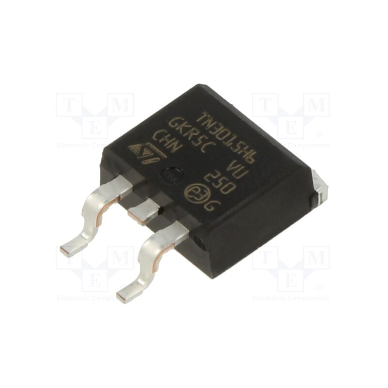 1 pcs x STMicroelectronics - TN3015H-6G - Thyristor, 600V, Ifmax: 30A, 19A, Igt: 15mA, D2PAK, SMD,
