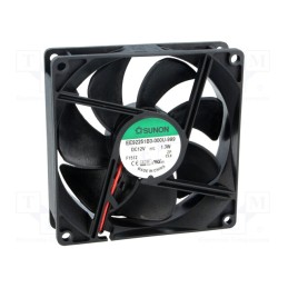 1 pcs x SUNON - EE92251B3-000U-999 - Fan: DC, axial, 12VDC, 90x90x25mm, 67.11m3/h, 28dBA, ball bearing