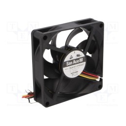 1 pcs x SANYO DENKI - 9GA0812P6G001 - Fan: DC, axial, 12VDC, 80x80x20mm, 103.2m3/h, 45dBA, ball bearing