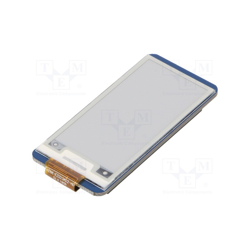 1 pcs x WAVESHARE - 19406 - Display: e-paper, 2.13', 250x122, Window dimensions: 48.55x23.7mm