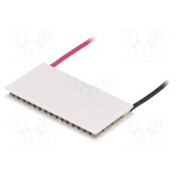 1 pcs x STONECOLD - TEC1-06306 - Module: Peltier, 7.6V, 6A, 40x20x3.9mm, 42W, Al2O3, 16AWG, Len: 150mm