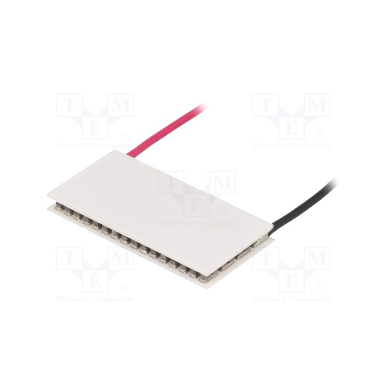 1 pcs x STONECOLD - TEC1-06306 - Module: Peltier, 7.6V, 6A, 40x20x3.9mm, 42W, Al2O3, 16AWG, Len: 150mm