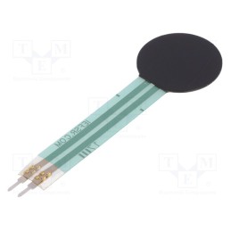 1 pcs x DFROBOT - SEN0047 - Sensor: pressure, FSR, analog, Ø12.7mm, Range: 100N