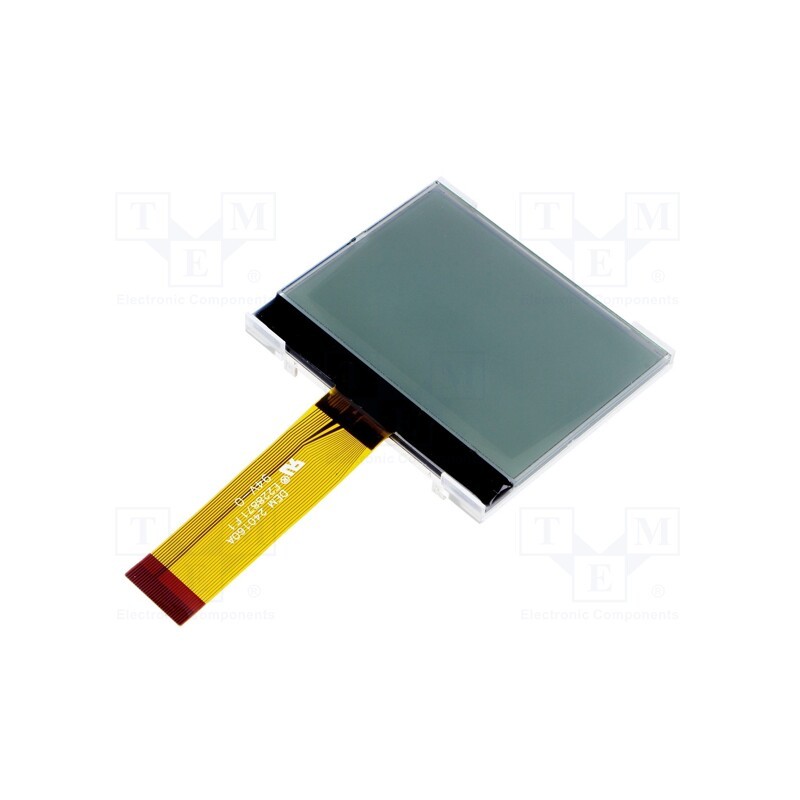 1 pcs x DISPLAY ELEKTRONIK - DEM 240160A FGH-PW - Display: LCD, graphical, 240x160, FSTN Positive, 60x51.7x5mm, 2.5'