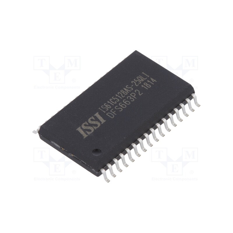 1 pcs x ISSI - IS61C5128AS-25QLI - IC: SRAM memory, 4MbSRAM, 512kx8bit, 5V, 25ns, SOP32, parallel