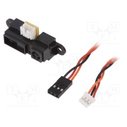 1 pcs x DFROBOT - SEN0014 - Sensor: distance, infrared, 4.5÷5.5VDC, analog, 0.1÷0.8m, -10÷60°C