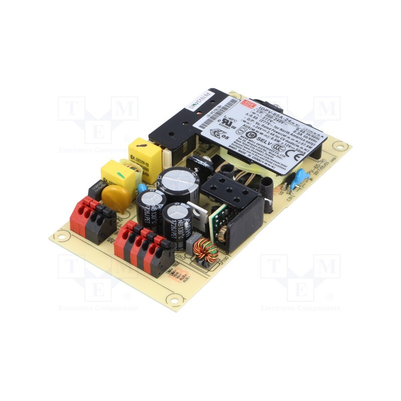 1 pcs x MEAN WELL - IDPV-65A-24 - Power supply: switched-mode, LED, 58W, 24VDC, 2.4A, 180÷295VAC