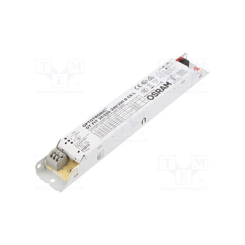 1 pcs x ams OSRAM - OT FIT 35/220-240/350 D CS L - Power supply: switched-mode, LED, 40.3W, 40÷160VDC, 200÷350mA