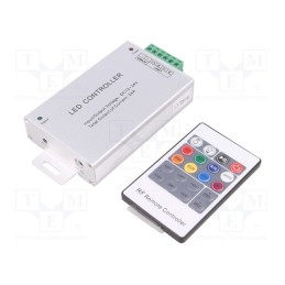 1 pcs x OPTOFLASH - CTR-RGB-8A-01 - LED controller, RGB lighting control, Ch: 3, 24A, silver, -20÷40°C