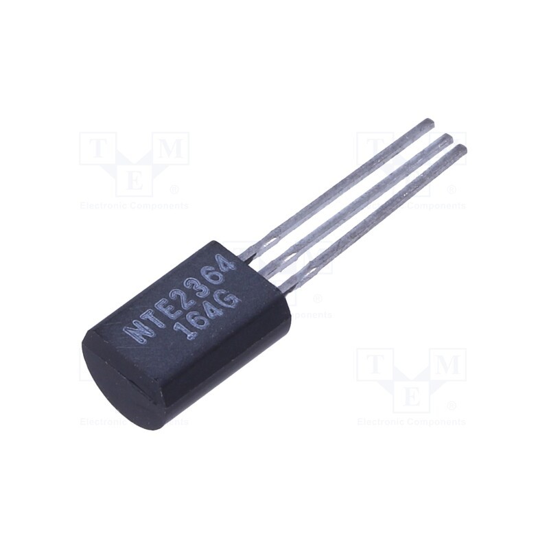 1 pcs x NTE Electronics - NTE2364 - Transistor: PNP, bipolar, 50V, 2A, 1W, TO92
