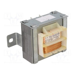 1 pcs x INDEL - TS 10/32 - Transformer: mains, 10VA, 230VAC, 18.3V, 8V, 340mA, 700mA, IP00