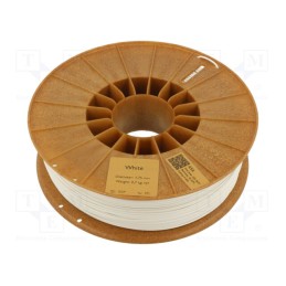 1 rol x ROSA 3D - 5907753131089 - Filament: ASA, 1.75mm, white, 220÷250°C, 700g, Table temp: 90÷110°C