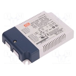 1 pcs x MEAN WELL - IDLC-25A-500 - Power supply: switched-mode, LED, 25W, 35÷50VDC, 500mA, 90÷295VAC