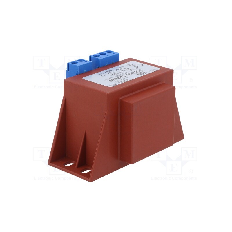 1 pcs x INDEL - TSZZBD 12/002M - Transformer: mains, 12VA, 230VAC, 12V, 1A, Leads: terminal block
