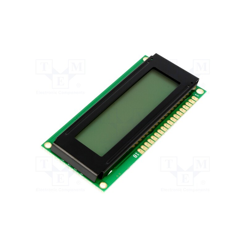 1 pcs x DISPLAY ELEKTRONIK - DEM 16216 FGH-P(RGB) - Display: LCD, alphanumeric, FSTN Positive, 16x2, 80x36x10.5mm, LED