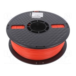 1 rol x GEMBIRD - 3DP-ABS1.75-01-FR - Filament: ABS, 1.75mm, bright red, 225÷245°C, 1kg