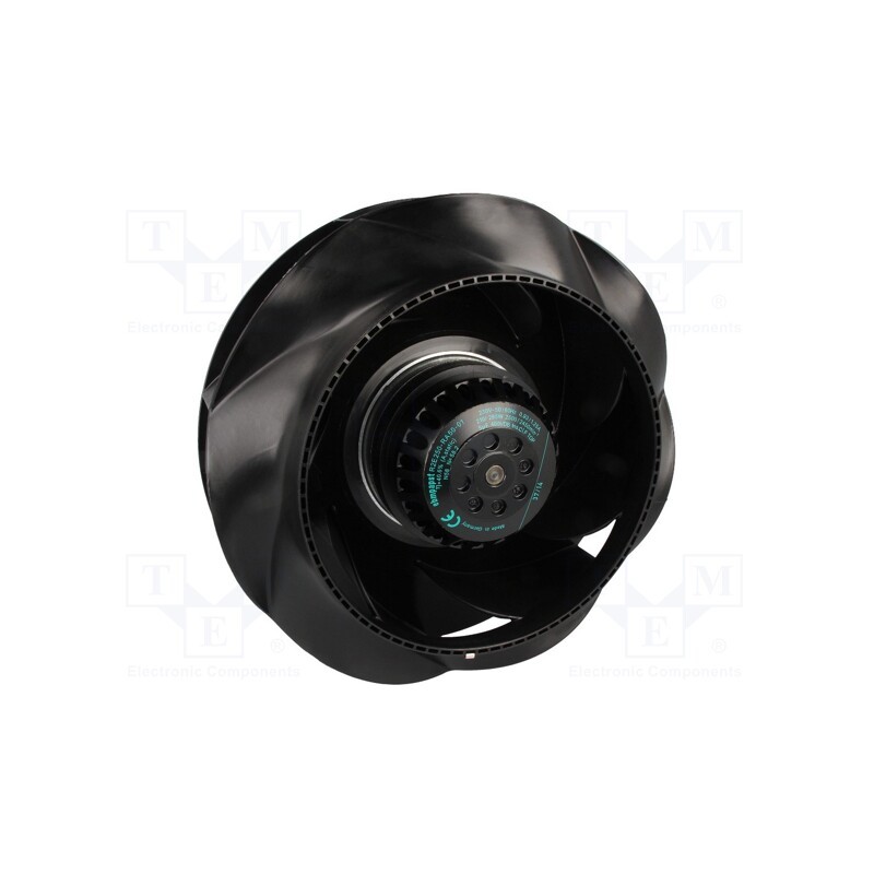 1 pcs x EBM-PAPST - R2E250-RA50-01 - Fan: AC, radial, 230VAC, Ø250x99mm, 905m3/h, ball bearing, 2500rpm