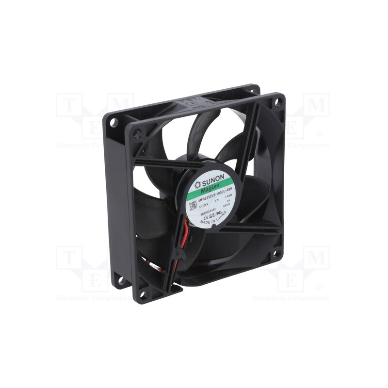 1 pcs x SUNON - MF92252V2-1000U-A99 - Fan: DC, axial, 24VDC, 92x92x25mm, 76.45m3/h, 32dBA, Vapo, 2700rpm