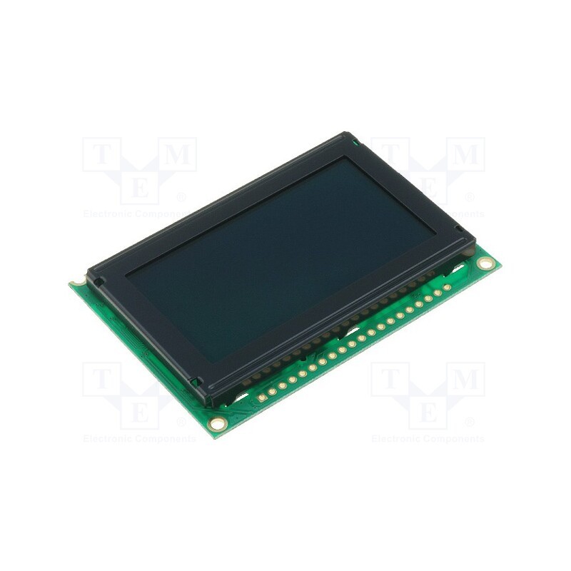 1 pcs x RAYSTAR OPTRONICS - RG12864B-TIW-V - Display: LCD, graphical, 128x64, FSTN Negative, 75x52.7x8.9mm, LED
