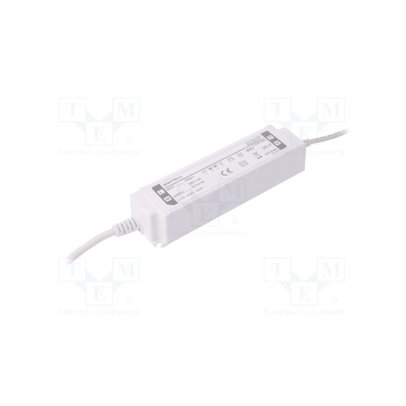 1 pcs x ESPE - LPE6012CV - Power supply: switched-mode, LED, 60W, 12VDC, 5A, 220÷240VAC, IP67