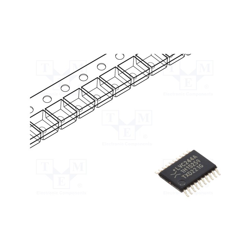 1 pcs x NEXPERIA - 74LVC244APW,118 - IC: digital, 8bit,buffer,line driver, CMOS, SMD, TSSOP20, LVC