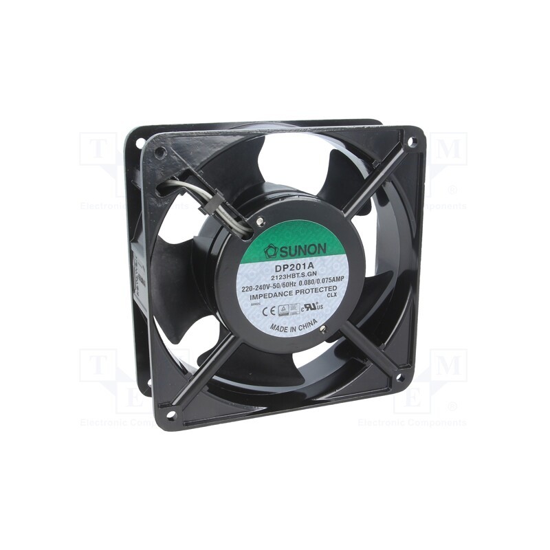 1 pcs x SUNON - DP201A2123HBT.S.GN - Fan: AC, axial, 230VAC, 119x119x38.5mm, 144m3/h, 44dBA, 2550rpm