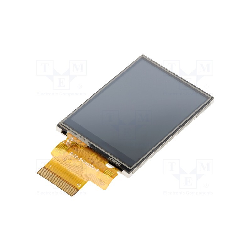 1 pcs x 4D Systems - 4DLCD-24320240-RTP-IPS - Display: TFT, 2.4', 240x320, Illumin: LED, Dim: 42.72x60.26x3.5mm